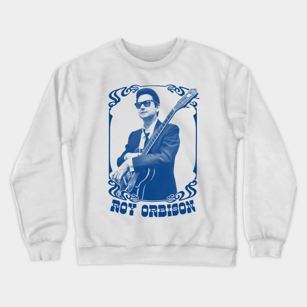 Roy Orbison /// Vintage Aesthetic Design Fanart Crewneck Sweatshirt by DankFutura